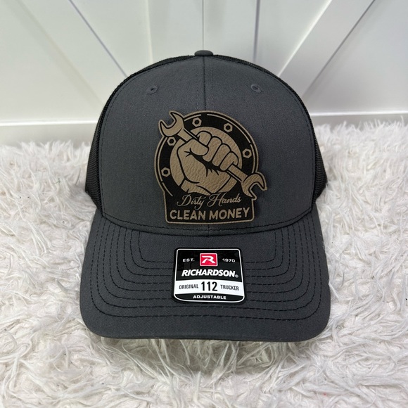 Dirty hands clean money. Trucker Richardson 112 hat. - Picture 2 of 2